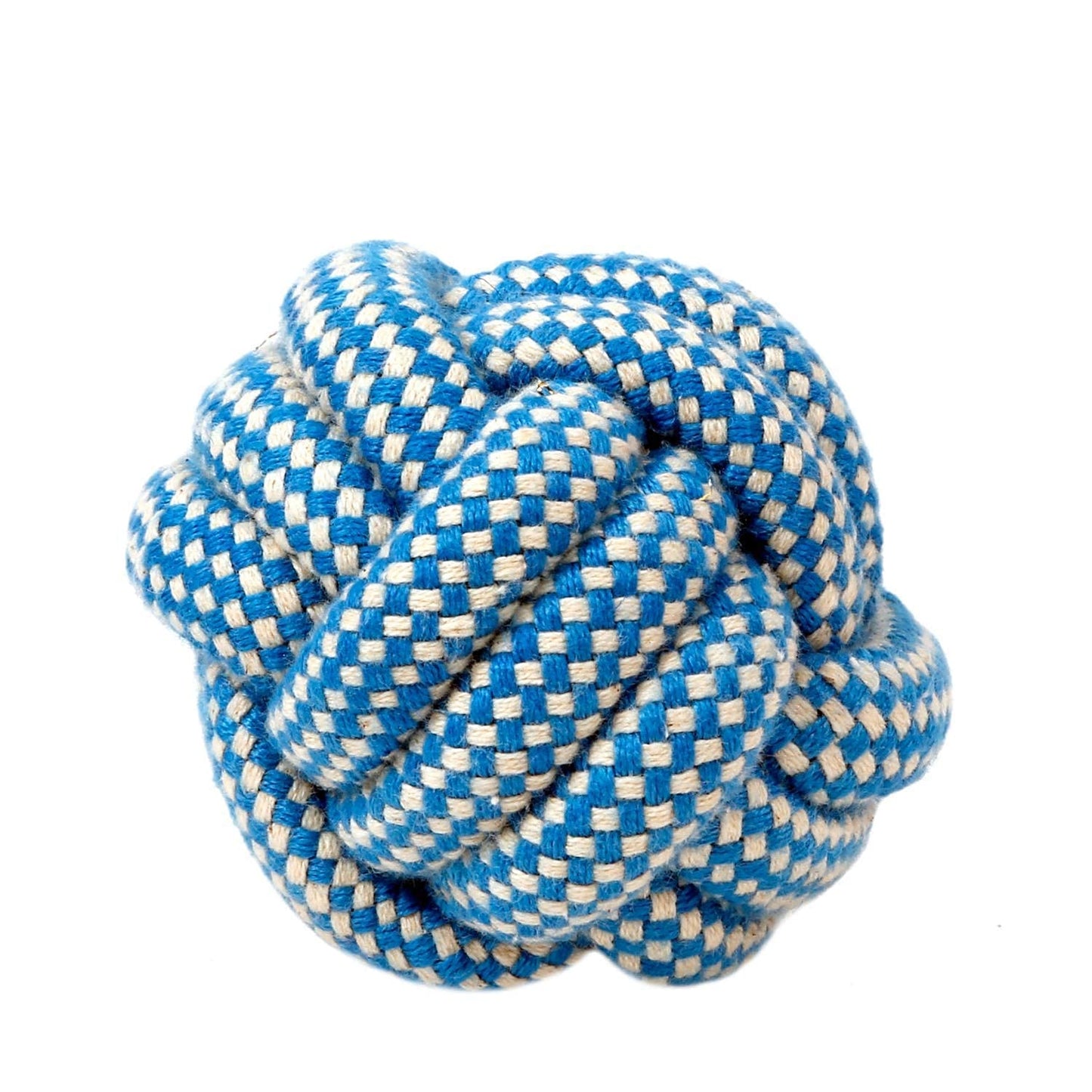 RvPaws Dog Chew Ball Rope Toy, Pet Cotton Ball Toy (Color May Vary).